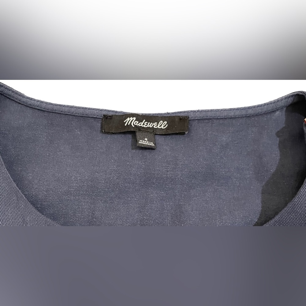 Madewell Responsible Button Front Long Sleeve Dre… - image 7